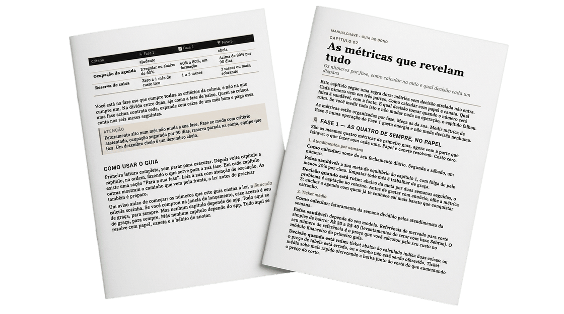 Páginas internas do Guia do Dono